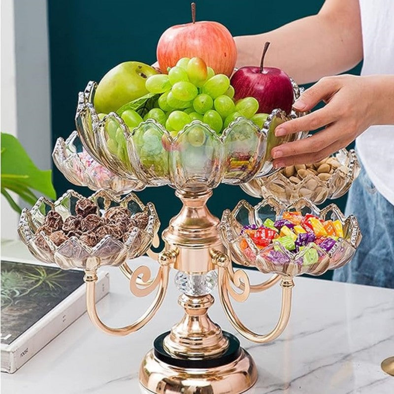 Rotating Dry fruit Plate Rack