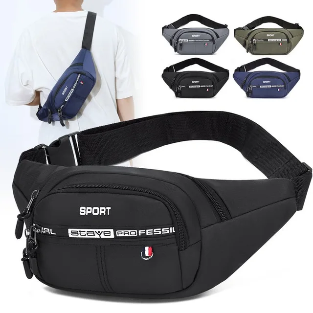 Waist Bag for Men, Mobile Phone Sports bag, Women waterproof running wallet, Business wallet, Large Capacity chest bag