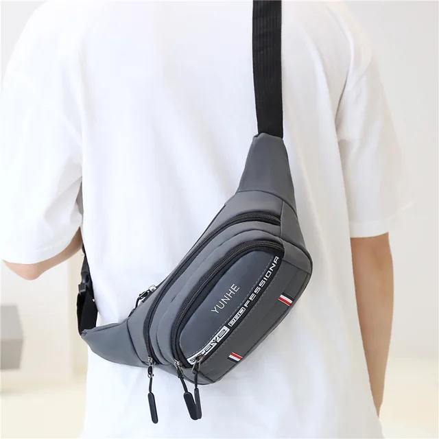 Waist Bag for Men, Mobile Phone Sports bag, Women waterproof running wallet, Business wallet, Large Capacity chest bag