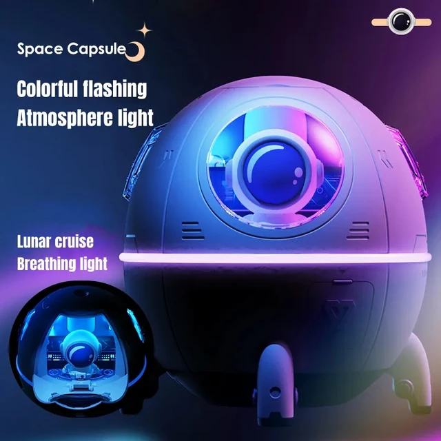 Astronaut Air Humidifier 220ml with Soothing Night Light β Breathe Easy in Style!