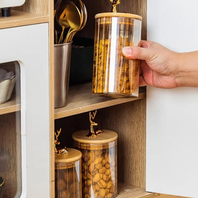 Luxury Sealed Glass Jar (3pcs)