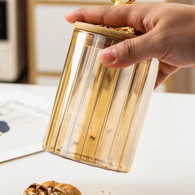 Luxury Sealed Glass Jar (3pcs)