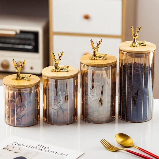 Luxury Sealed Glass Jar (3pcs)