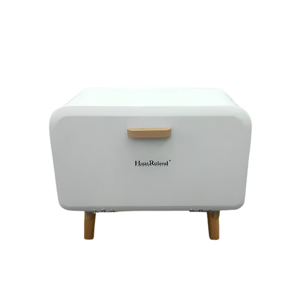 Wooden LEG Bread Bin with Magnetic Closing