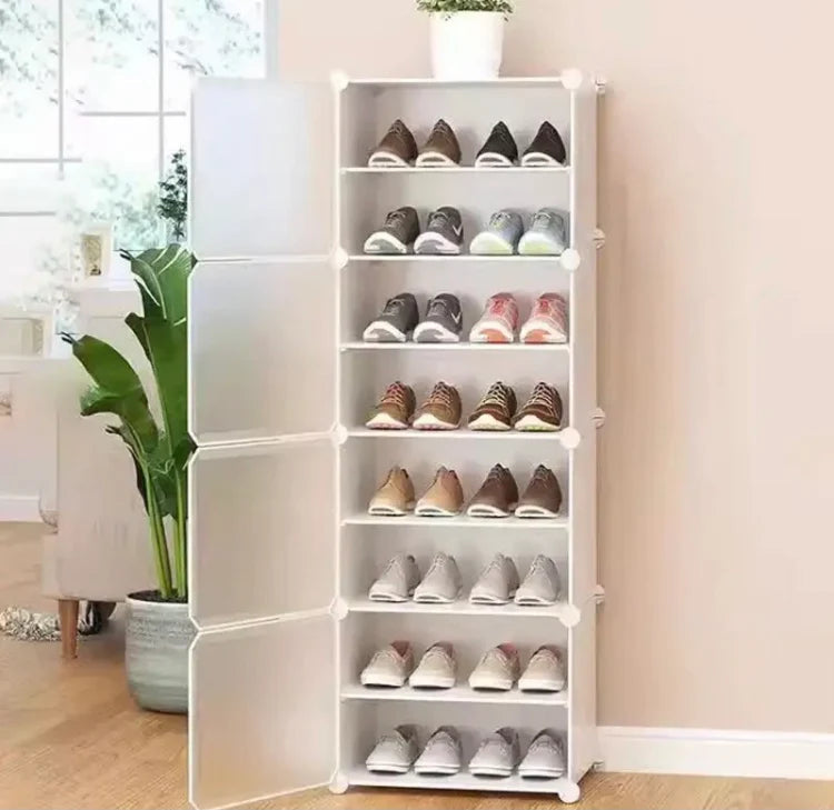 Vertical Shoe Rack, Entryway Shoes Tower, Shoe Storage Stand, Vertical Shoe Organizer, Space Saving,Stackable Shoe Racks, Organiser Cabinet Shelves