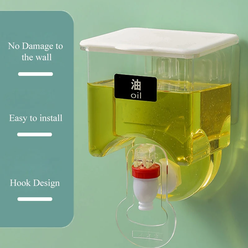 Wall mounted Oil/Vinegar Dispenser