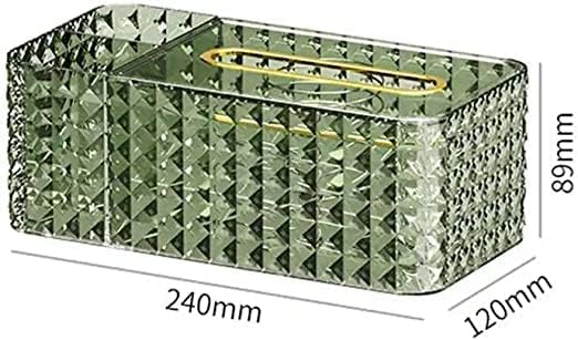 Acrylic Crystal Diamond Cut Tissue Box
