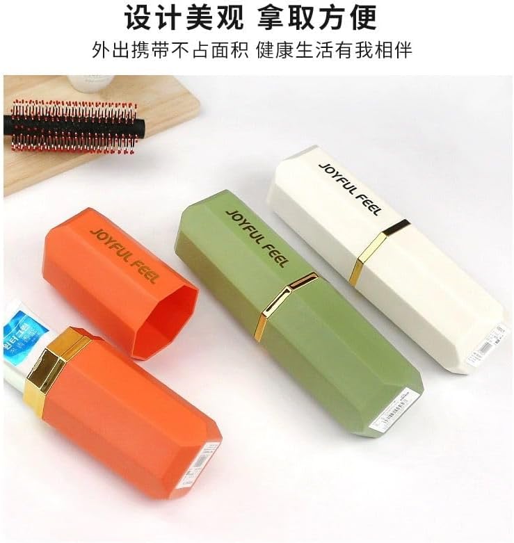 Portable Travel Toothpaste & Toothbrush Cup Set – Toothbrush Storage Box & Mouthwash Cup for On-the-Go Oral Care