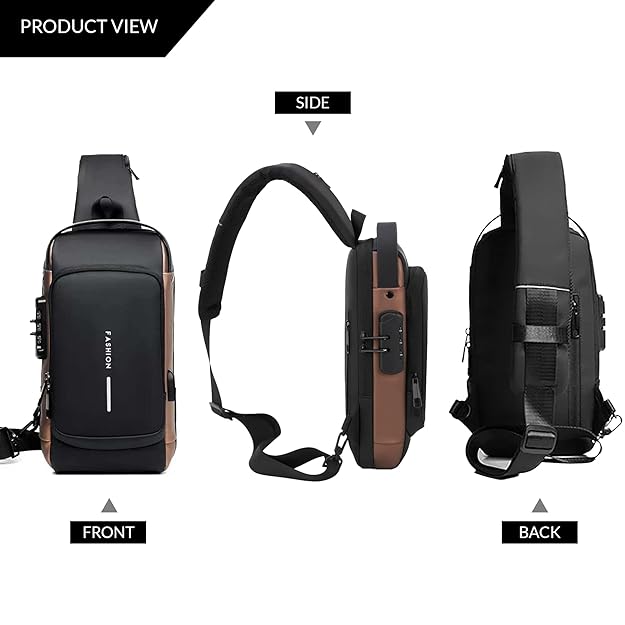 “Smart Umrah Bag – Anti-Theft Design with USB Charging Port for Safe Travel”