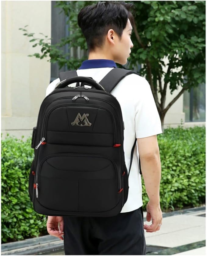 Curious Man Laptop Backpack Model RS1 DY-2704 - Black