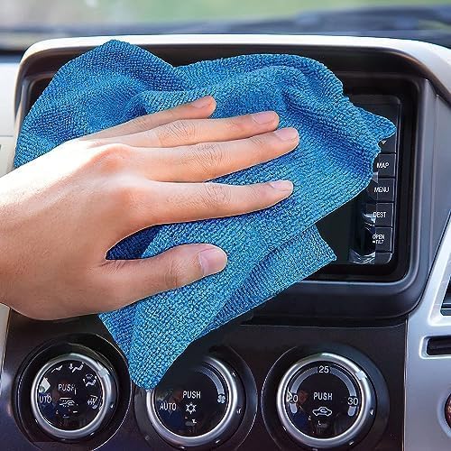 20 pcs Microfiber Cleaning Cloth with Box Magic Wipe Multi-Functional Dish Washing Towel Cleaning Rag,Extractable Microfibre Cloths Car Glass Windows Strong Cleaning Home,Kitchen