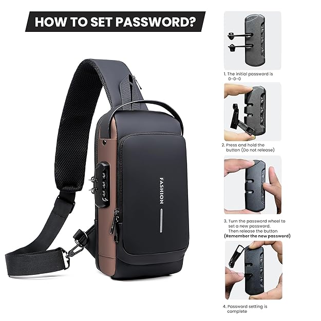 “Smart Umrah Bag – Anti-Theft Design with USB Charging Port for Safe Travel”