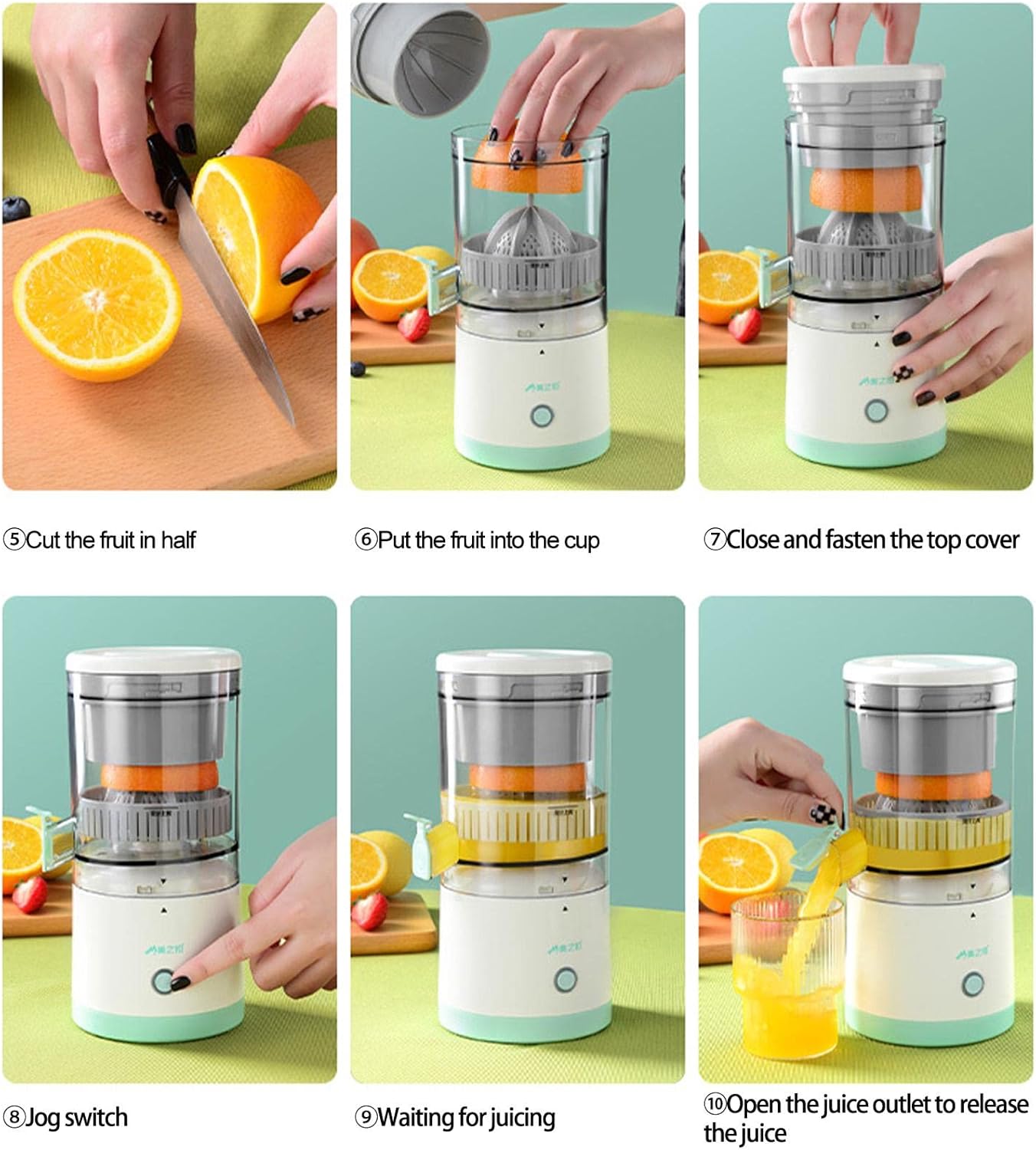 Rechargeable Electric Citrus Juicer