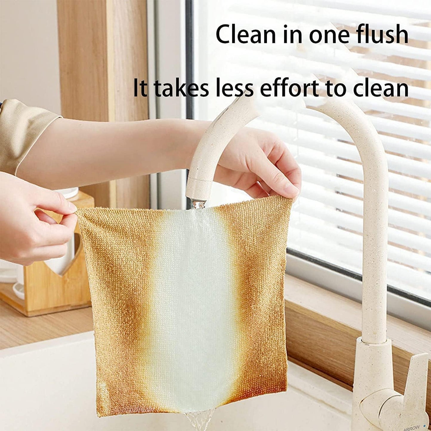 20 pcs Microfiber Cleaning Cloth with Box Magic Wipe Multi-Functional Dish Washing Towel Cleaning Rag,Extractable Microfibre Cloths Car Glass Windows Strong Cleaning Home,Kitchen