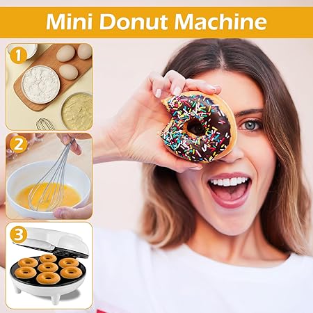 Electric 3 PCs Donut Maker
