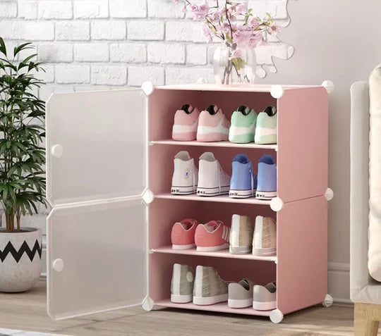 Vertical Shoe Rack, Entryway Shoes Tower, Shoe Storage Stand, Vertical Shoe Organizer, Space Saving,Stackable Shoe Racks, Organiser Cabinet Shelves