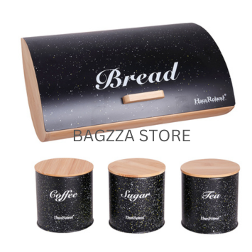 Bread Box Wooden Set of 3