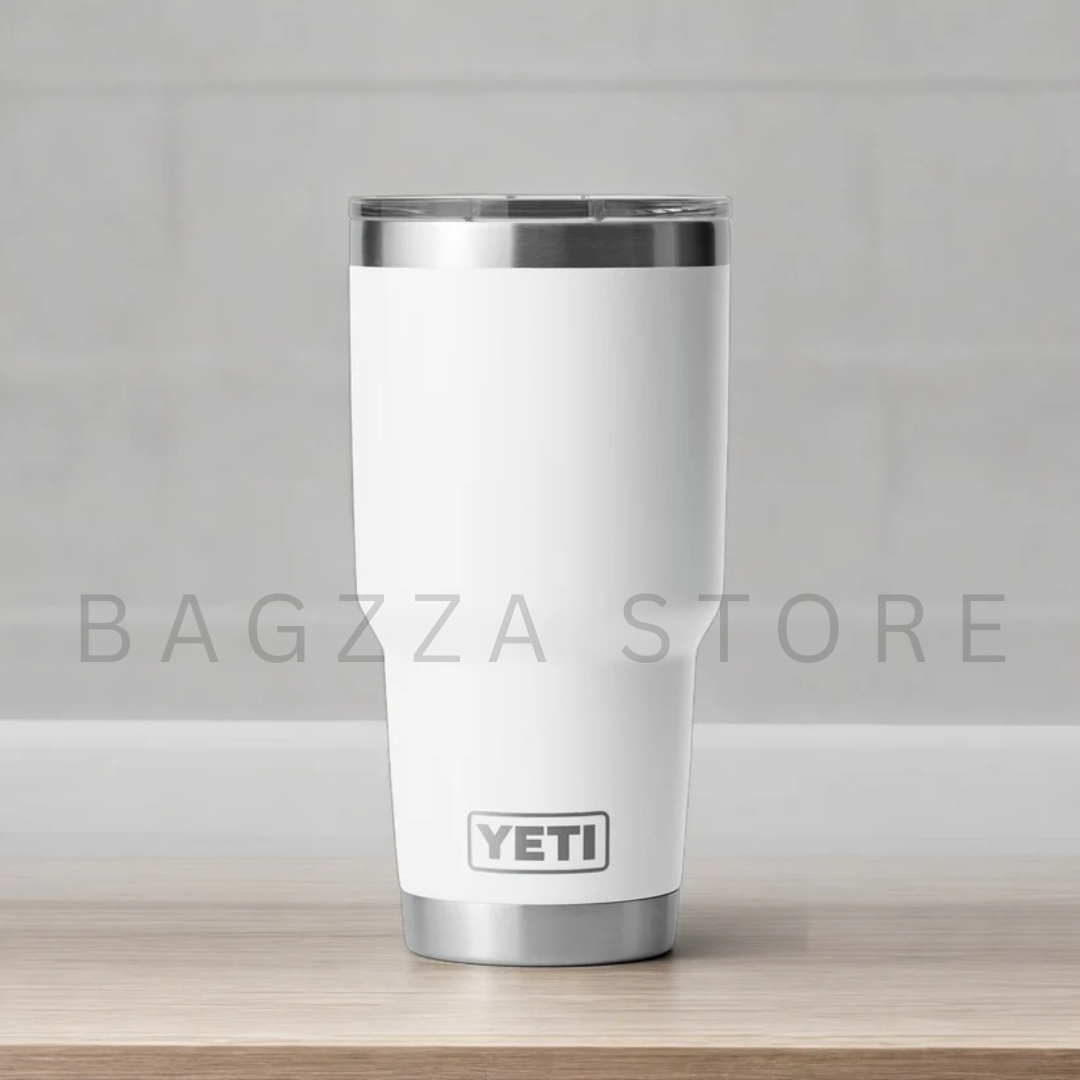 YETI Rambler 30 oz Tumbler Retired Colors - Stainless Steel - Vacuum Insulated with MagSlider Lid | White