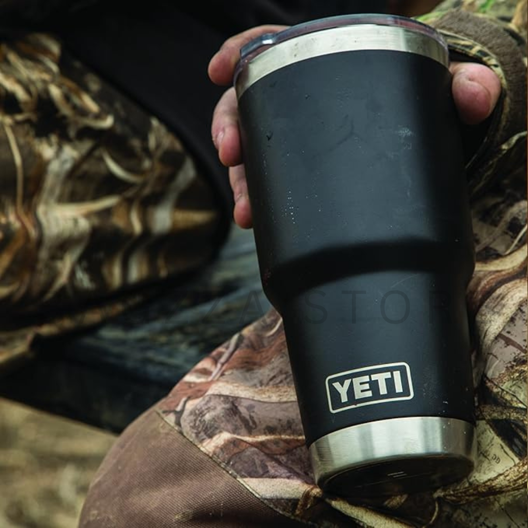 YETI Rambler 30 oz Tumbler Retired Colors - Stainless Steel - Vacuum Insulated with MagSlider Lid | Black