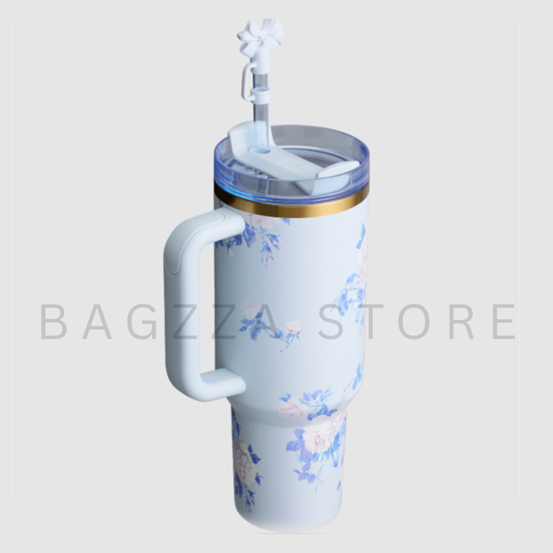 The Stanley x LoveShackFancy Quencher | 40 OZ | EVERBLOOMING ROSETTES