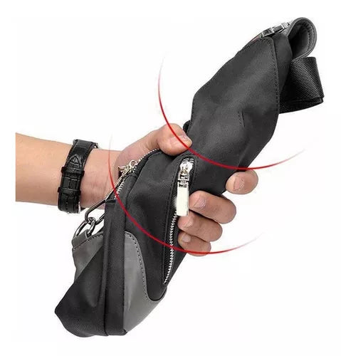 Kangaroo Premium Chest Bag for Men β USB Charging, Waterproof, Large Capacity, Anti-Theft Sling Bag