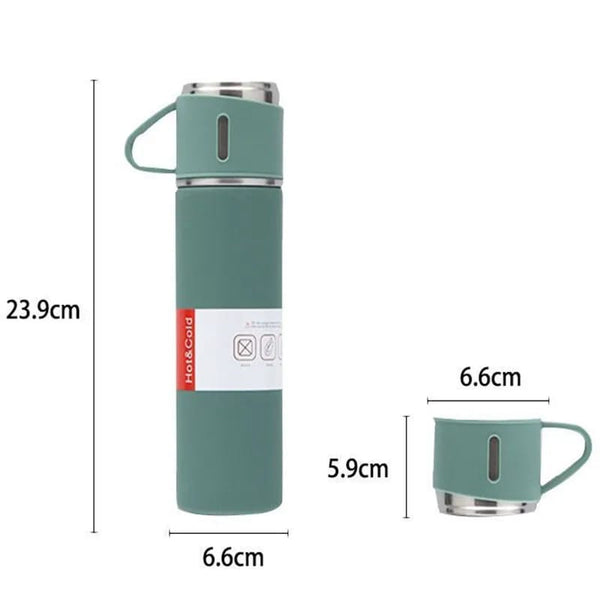 3 in 1 Hot & Cool Vacuum Flask Set(500ml)