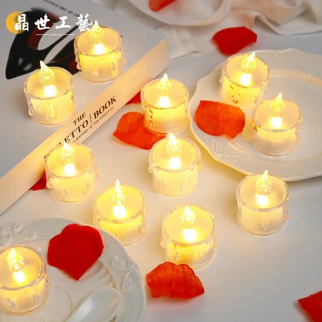 New Flameless and Smokeless Candles (Pack of 4)
