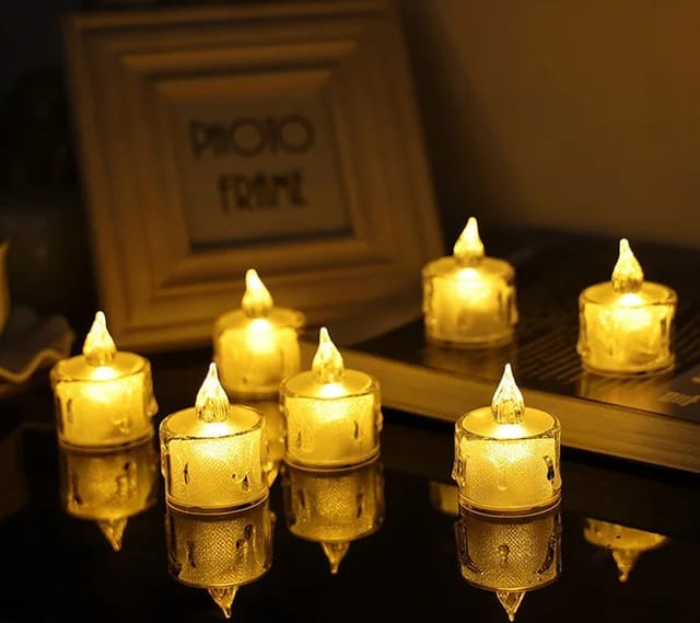 New Flameless and Smokeless Candles (Pack of 4)