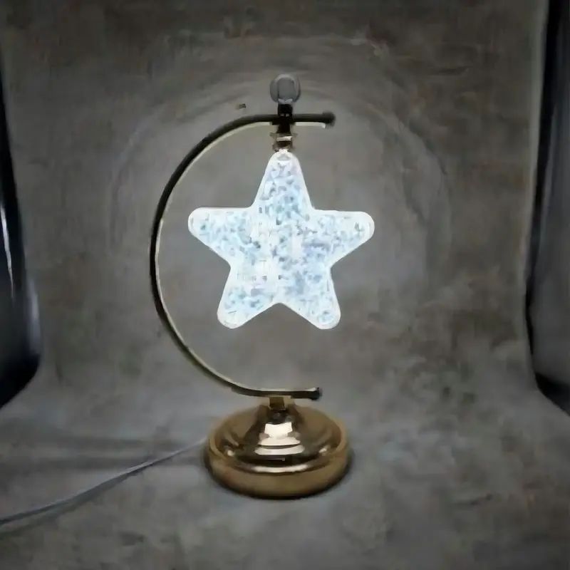 Modern Metal Electric Side Table Lamp – Sleek & Stylish Lighting