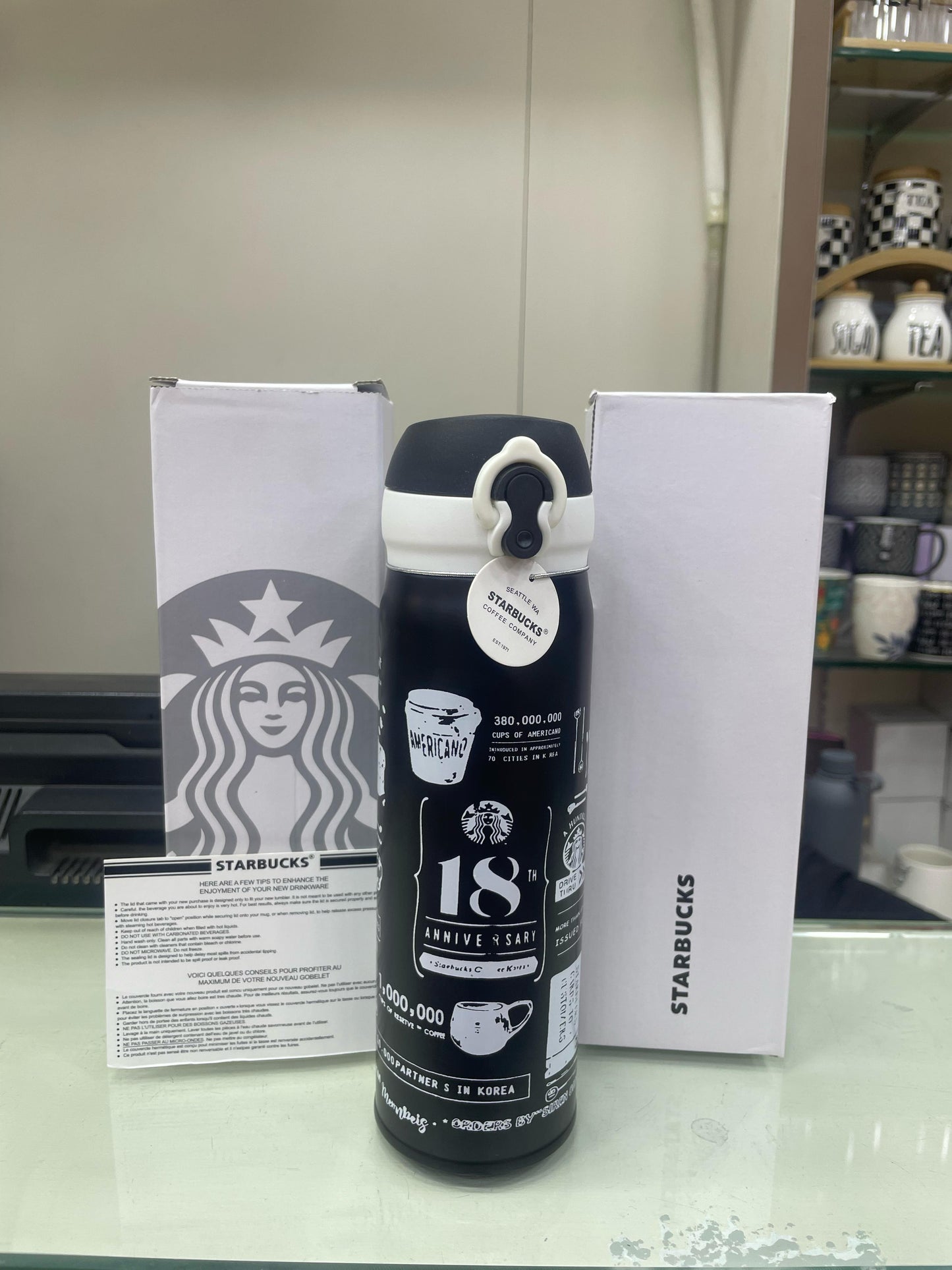 Original STARBUCKS Vacuum Flask Cup Stainless Steel Tumbler Flask Bottle Insulated Coffee Flask With 500ml