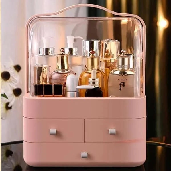 Acrylic Makeup Storage Box with 3 Drawers