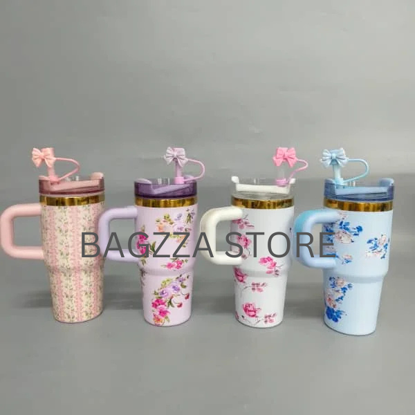 The Stanley X LoveShackFancy Cute Quencher Tumbler 14oz