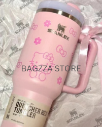 The Stanley X Hello Kitty Quencher |40 OZ| Pink Special Edition