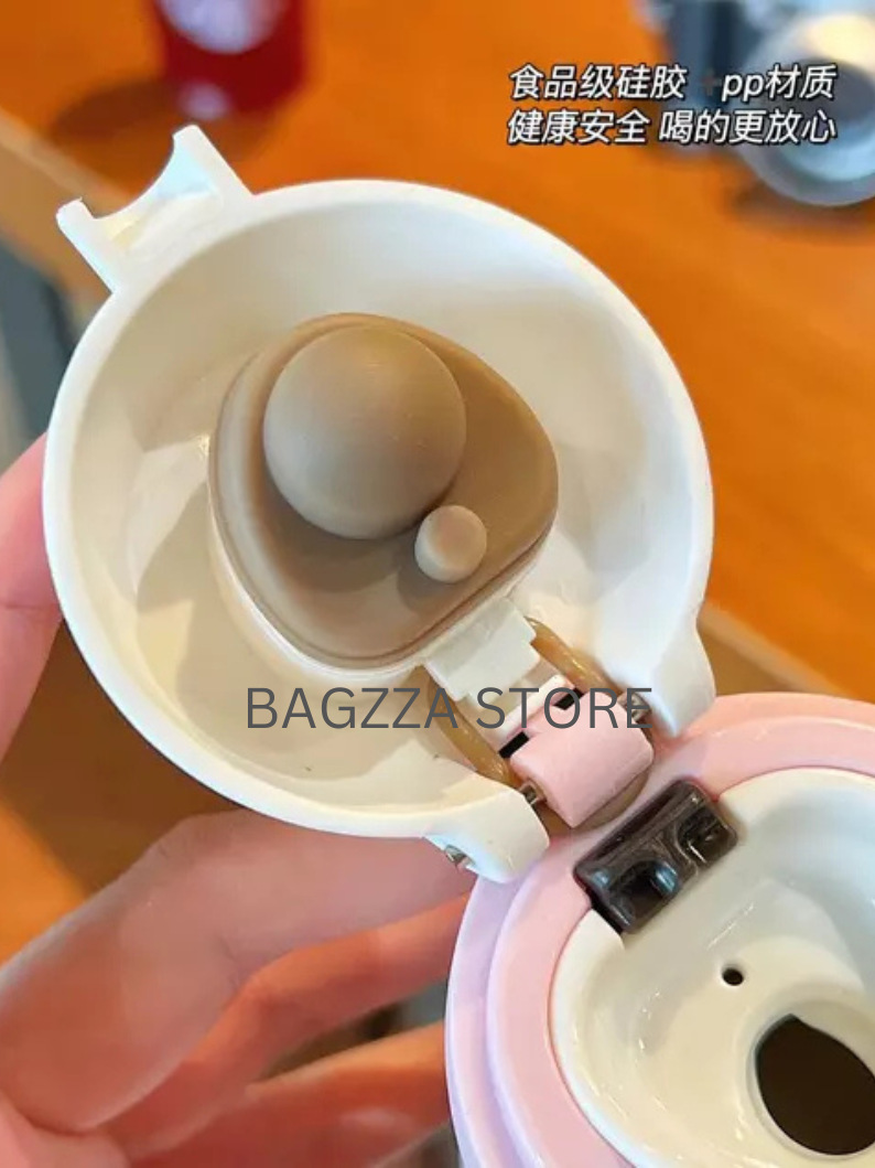 SB Insulated Tumbler-White & Pink-420ml