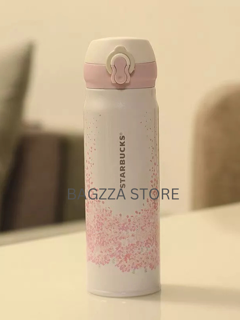 SB Insulated Tumbler-White & Pink-420ml