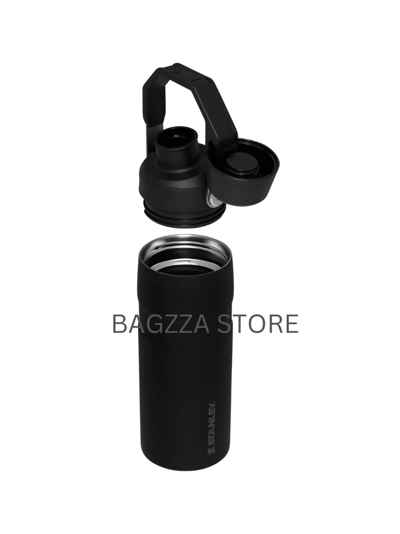 IceFlow™ Bottle with Fast Flow Lid | 16 OZ| Black