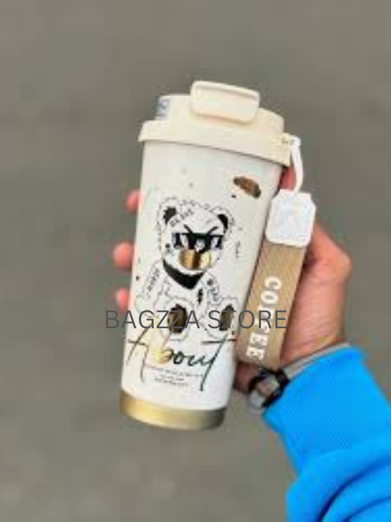 Stylish Bear Vacuum Insulated Flask