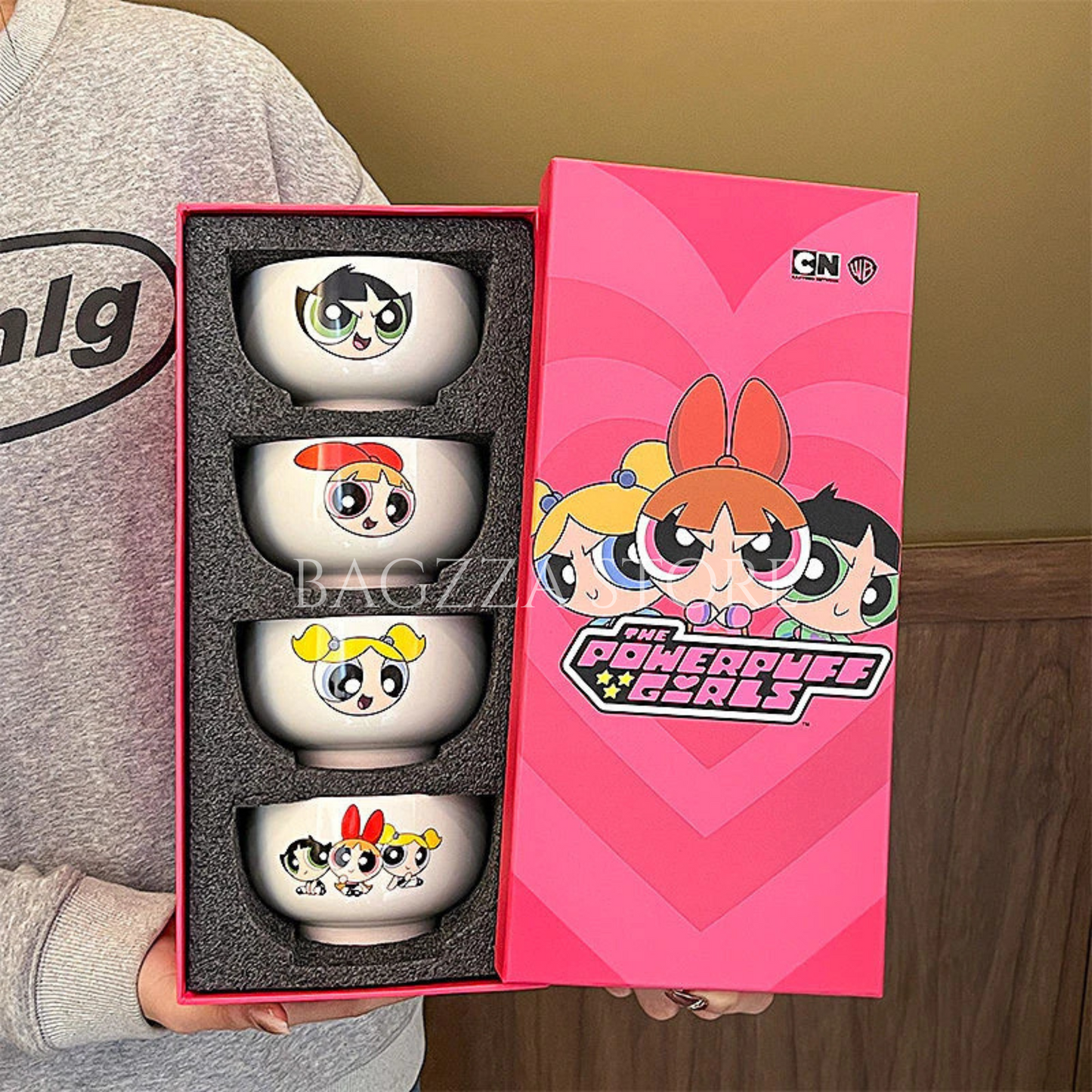 "CN Powerpuff Girls Ceramic Bowl Gift Box Set of 4"