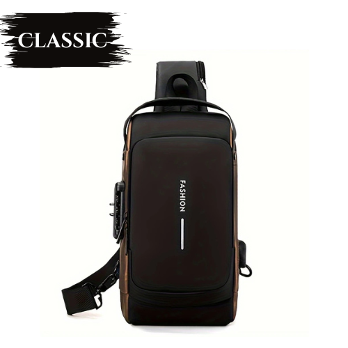 “Smart Umrah Bag – Anti-Theft Design with USB Charging Port for Safe Travel”
