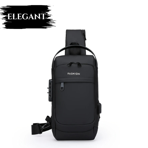 “Smart Umrah Bag – Anti-Theft Design with USB Charging Port for Safe Travel”