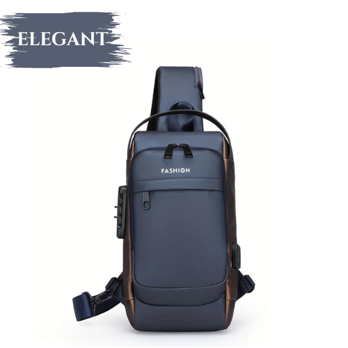 “Smart Umrah Bag – Anti-Theft Design with USB Charging Port for Safe Travel”