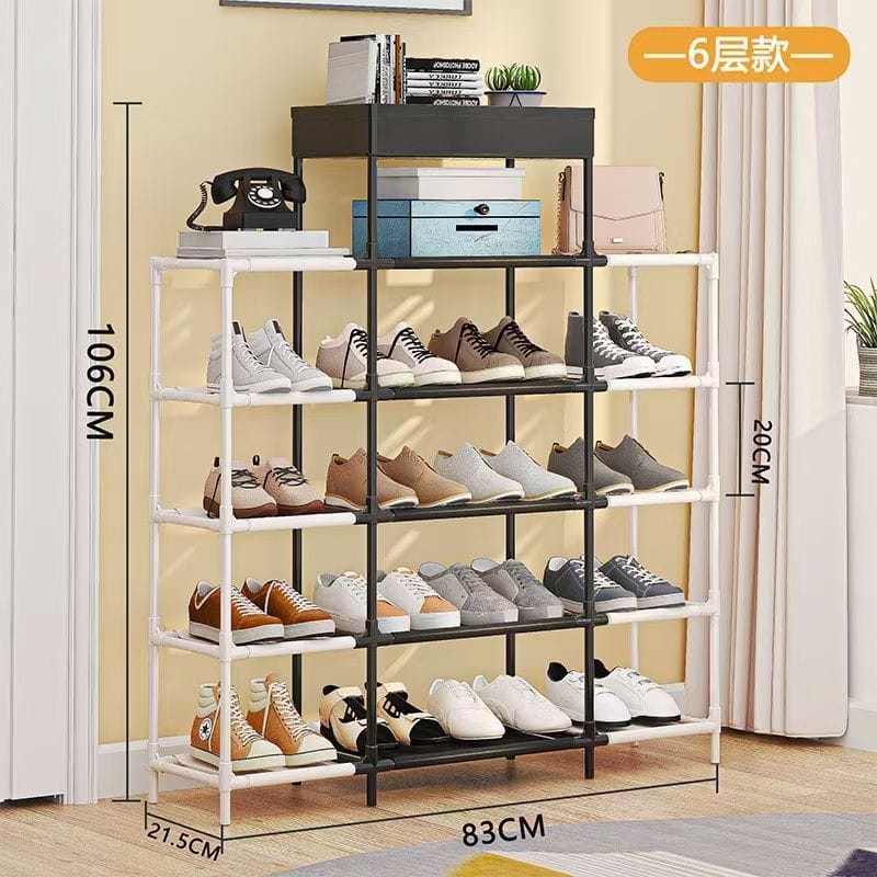 5-Tier Metal Shoe Rack