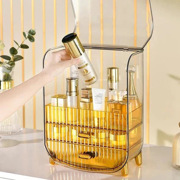Desktop Transparent Cosmetic Storage Box