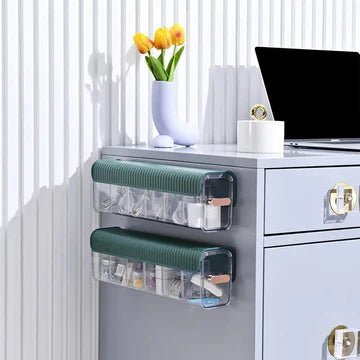 Space-Efficient Wall Mounted 6 Portion Dispaly Box