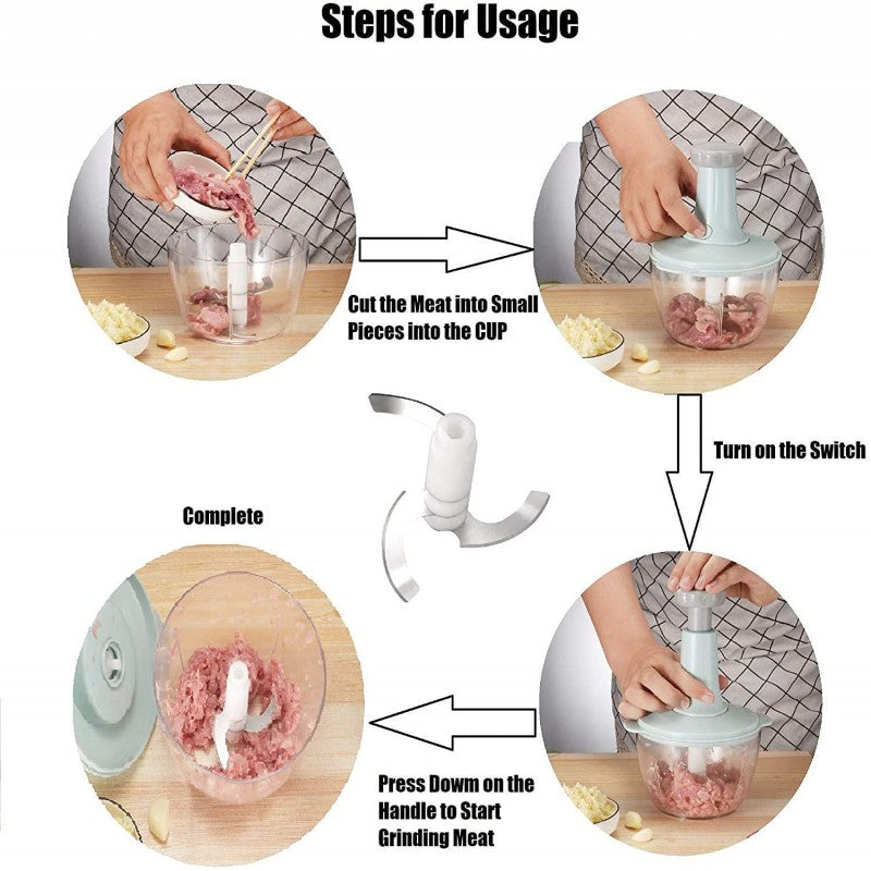 Manual Speedy Hand Press Food Chopper