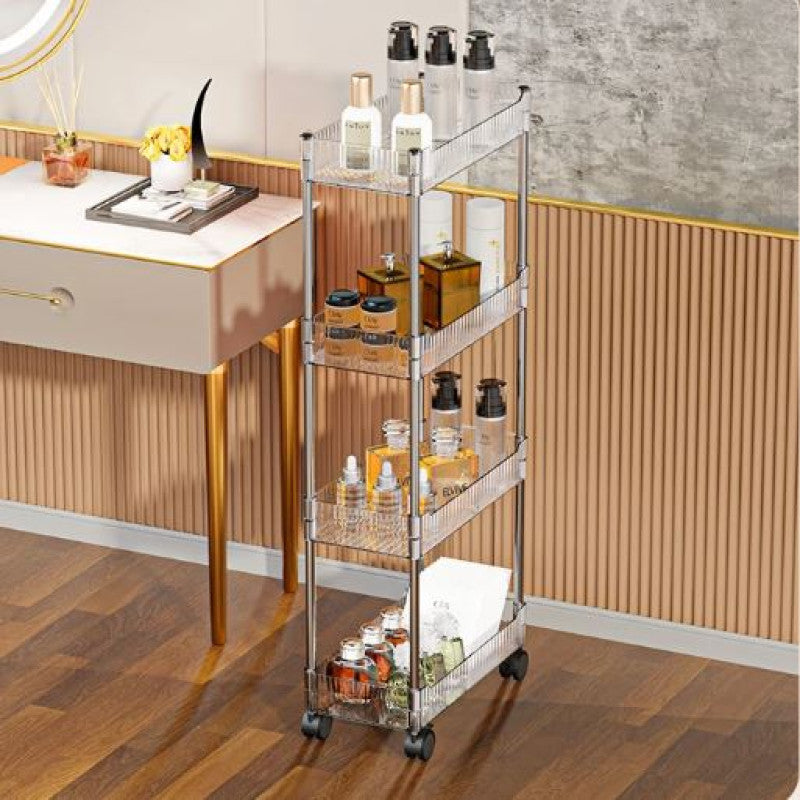 Luxury Acrylic 4 Tier Trolly