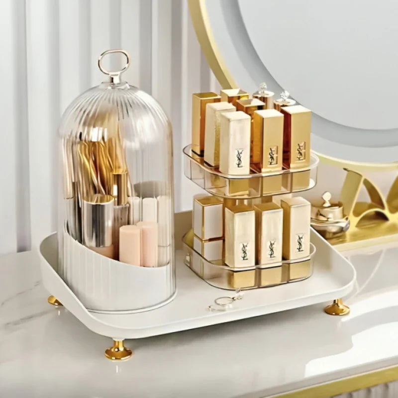 Rotating Cosmetic & Lipstick Organizer