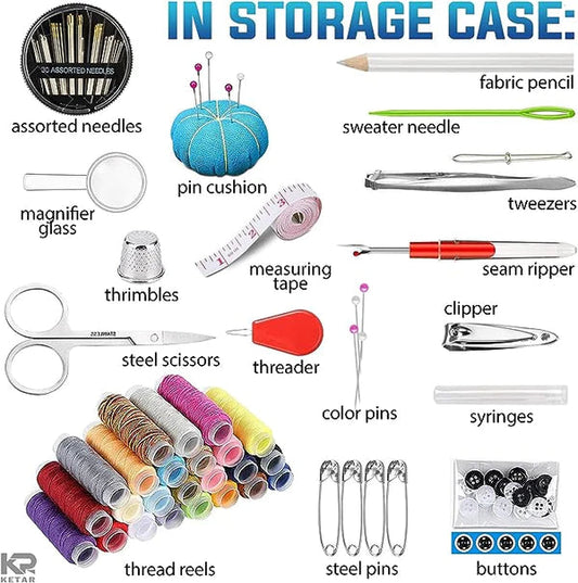 98Pcs Sewing Tool kit with premium quality bag