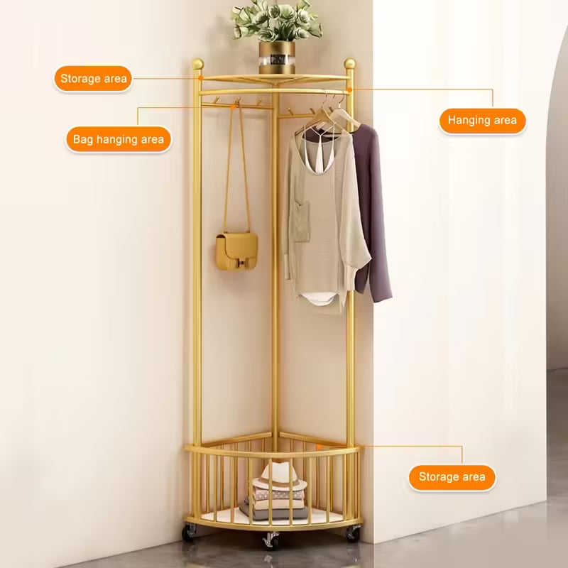Nordic Minimalist Corners Clothes Rack