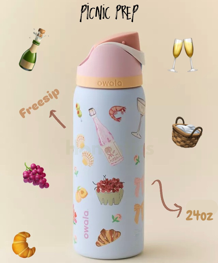 Owala FreeSip® Water Bottle - 24oz | Picnic Prep